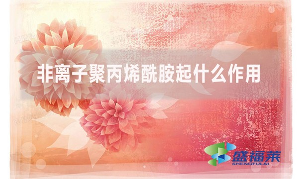 非離子聚丙烯酰胺起什么作用？在什么情況下用到？