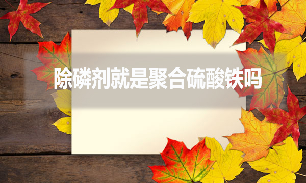 除磷劑就是聚合硫酸鐵嗎？（常見除磷劑有哪些？）