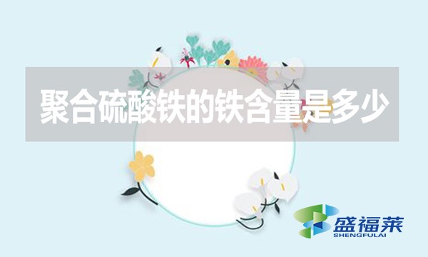 聚合硫酸鐵的鐵含量是多少？